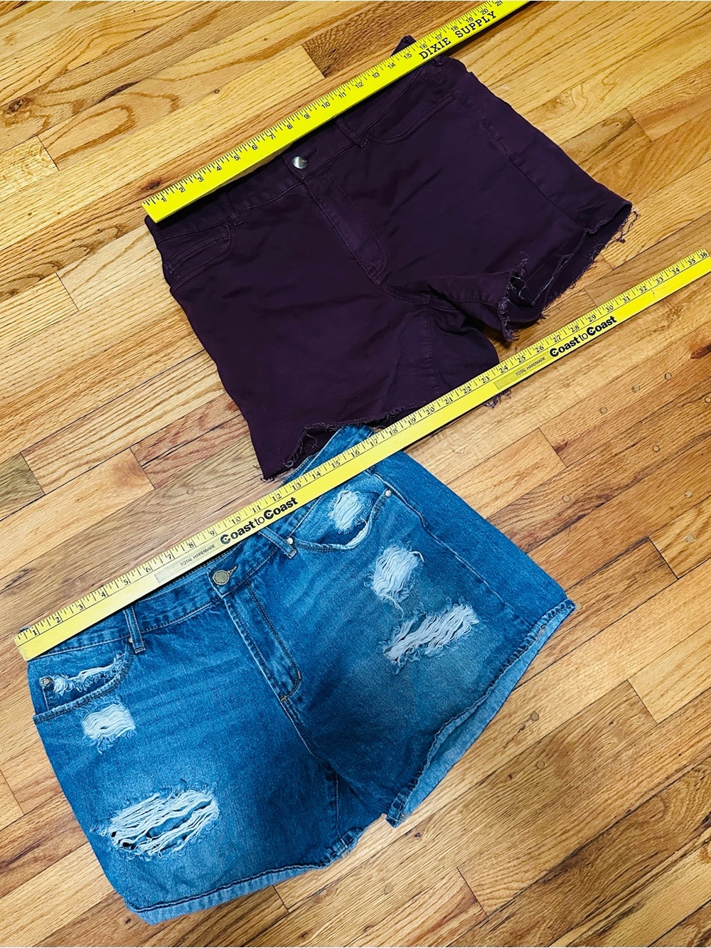 Lot of 2 American Eagle Outfitter Articles of Society Denim & Plum Jean Shorts